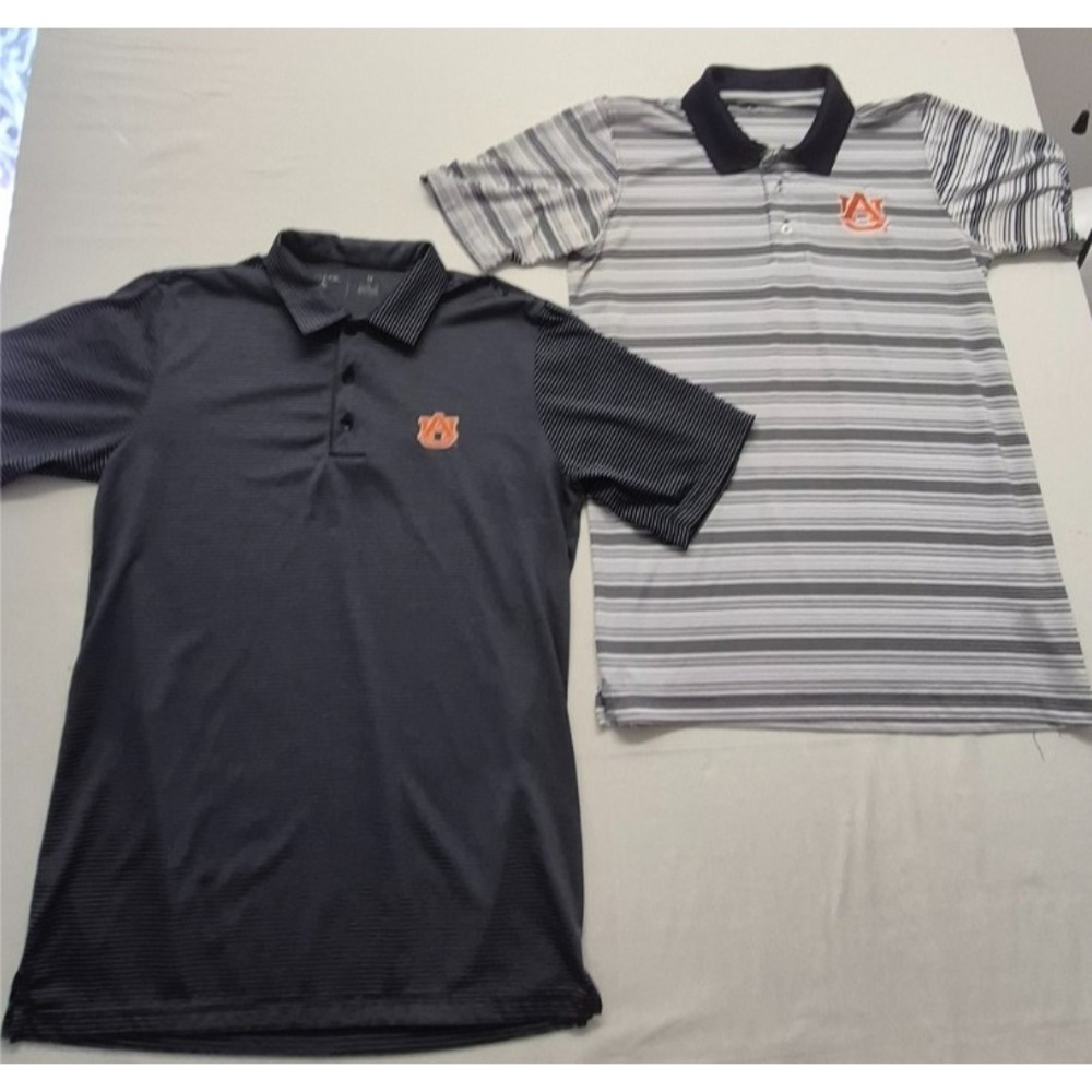 Antigua Auburn Tigers Men’s Polo Pack - Navy & Gray with Orange Logo